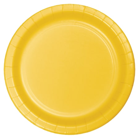 School Bus Yellow Banquet Plates, 10, 240PK
